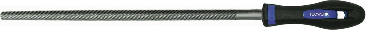 Werkstattfeile DIN 7261 L.150mm Q.6,3mm Hieb 2 Rund 2K-Ergo TECWERK