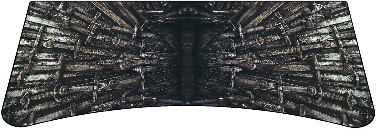 Arozzi Arena Gaming Bureau Vervangende Muismat - 160 cm - Zwaarden