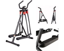 Elliptische Crosstrainer – Fitness Loopband – Thuis Trainen – Inklapbaar Ontwerp – 100 kg Max – Zwart