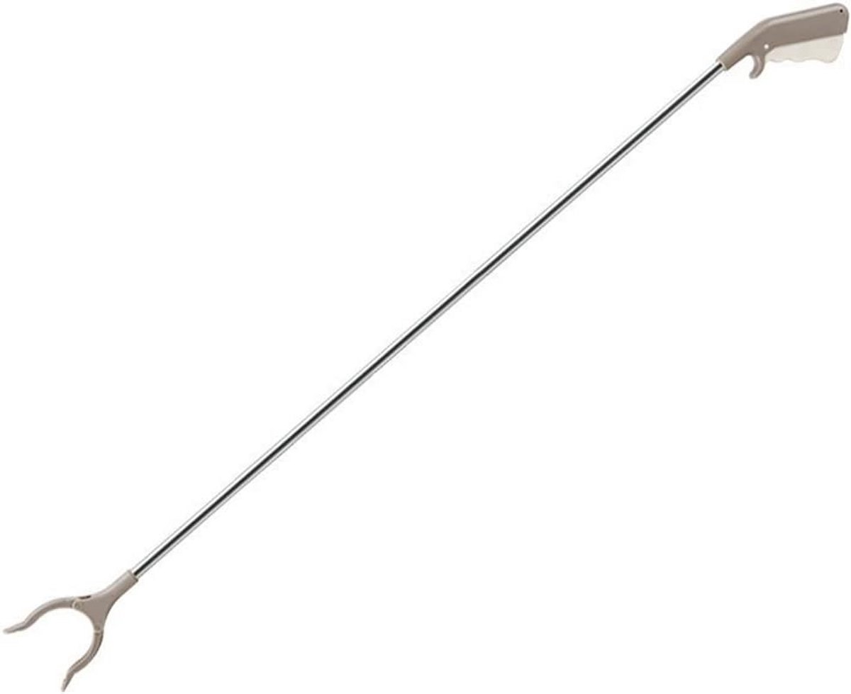 Grijptang extra lang voor afval | grijphulp [100 cm] - afvaltang van aluminiumlegering voor senioren | praktische afvalverzamelaar | handgrijper - afvalverzamelaar | grijparm | robuuste afvalopvangtang
