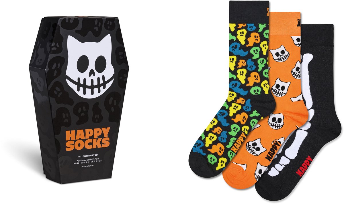 Happy Socks - 3-Pack Halloween Socks Gift Set - Dames - Sokken