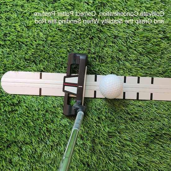 Rechtdoorschijnende Meetstok voor Putten - Oefenhulpmiddel voor Putten, Uitlijning en Precisie op de Putting Green — afbeelding 3
