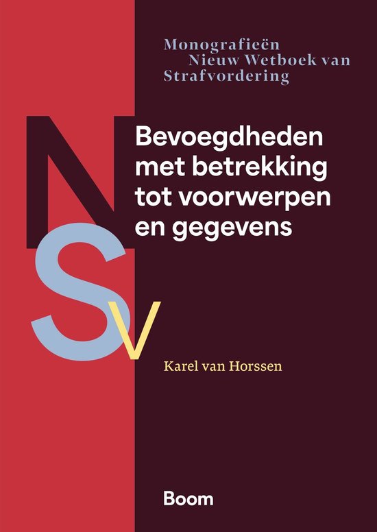 Monografieen Nieuw Wetboek van Strafvordering - Bevoegdheden ... - cover