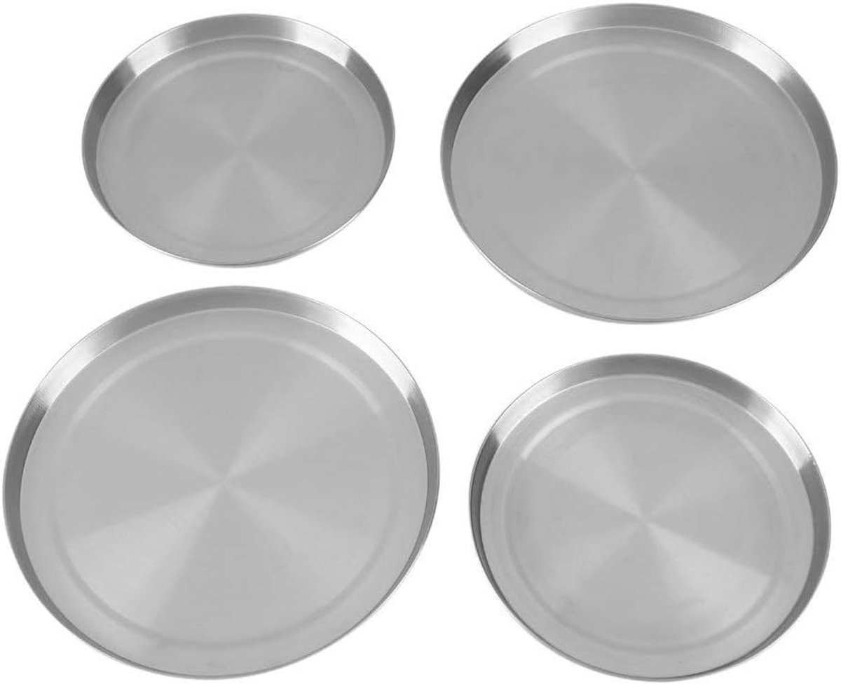 Hob Cover Set van RVS, 4-delige Set voor Bescherming van Kookplaat en Keukenoppervlak