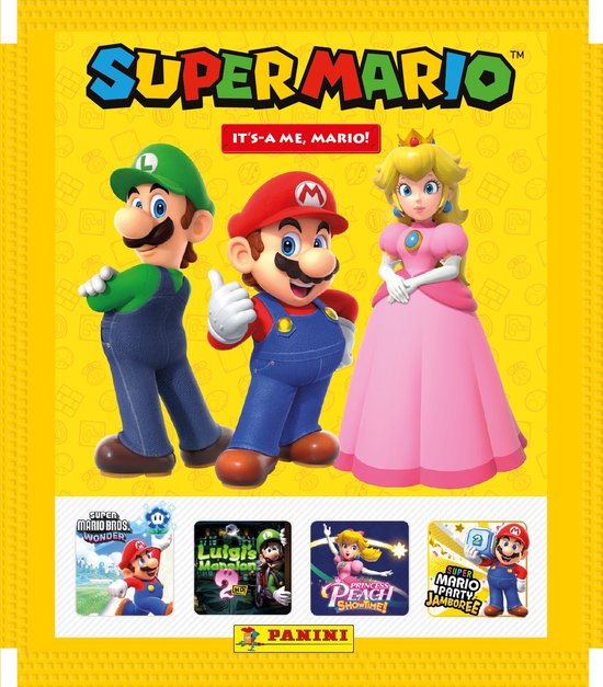 Super Mario - Sticker 2 Ecoblister - 30 Stickers in Diverse Ontwerpen