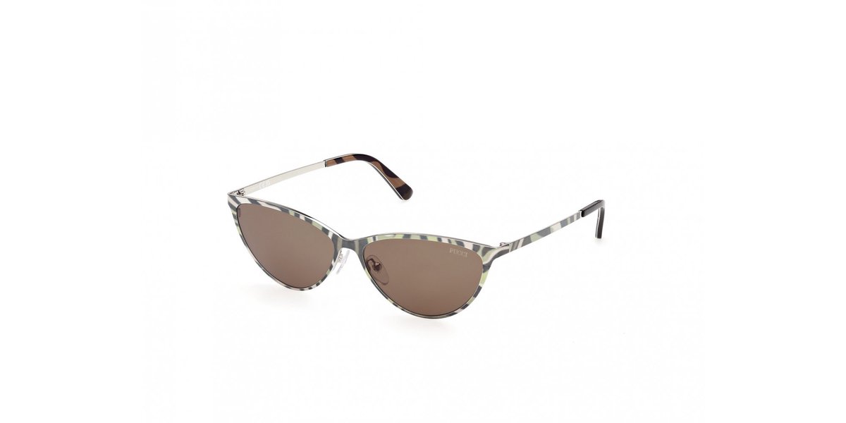 Pucci Ep0256 Dames Zonnebril Beige Brown/CAT3 Vrouw