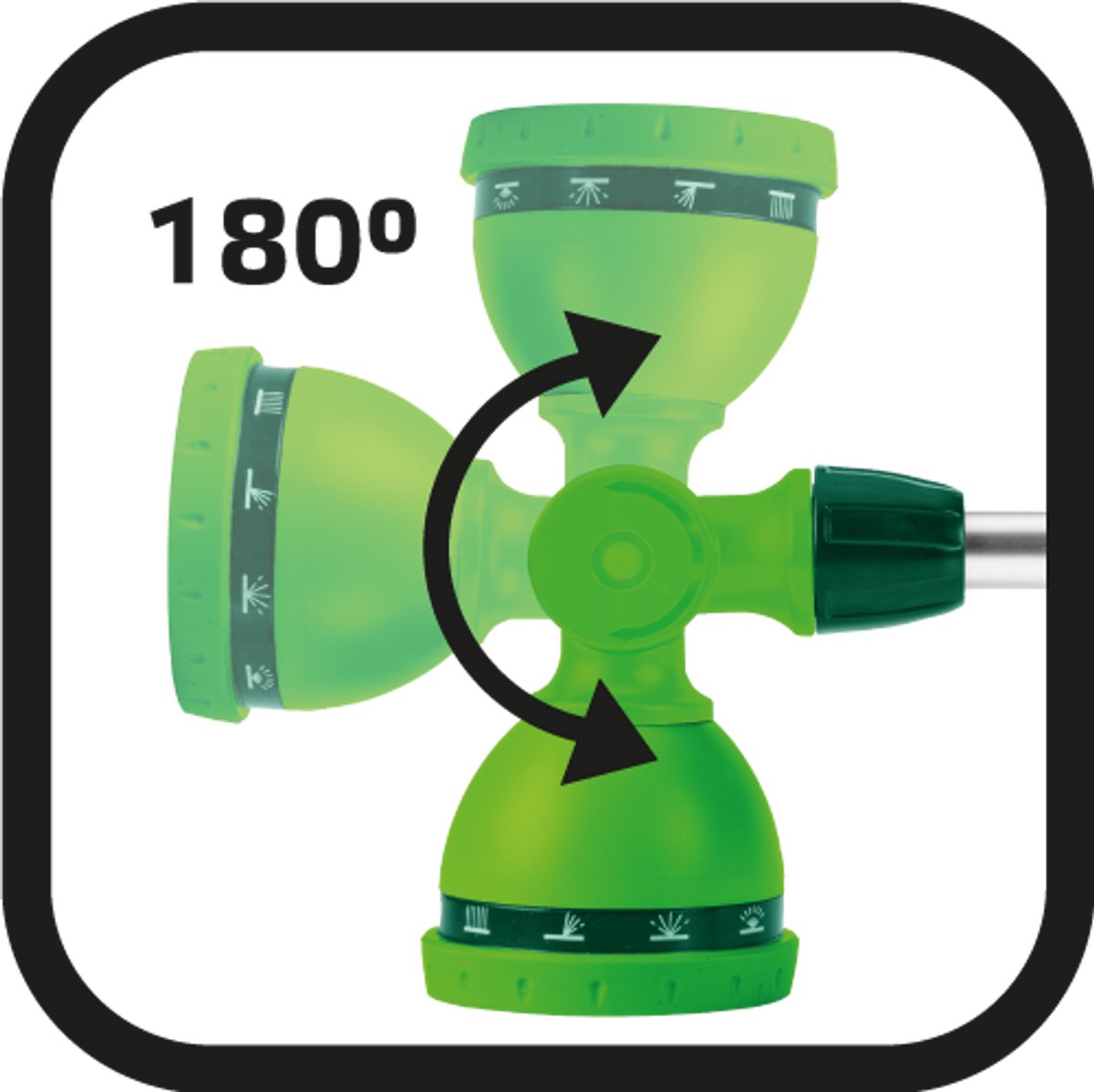 VERTO 15G682 - Telescooplans - 10 Functies - 79-115 cm - Ergonomische Handgreep