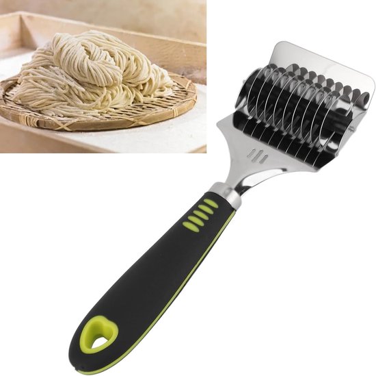 Noodle Cutter van RVS - Pasta Snijder voor Spaghetti, Fettuccine en Tagliatelle - Keuken Gereedschap voor Thuis Koken van Merkloos — afbeelding 2