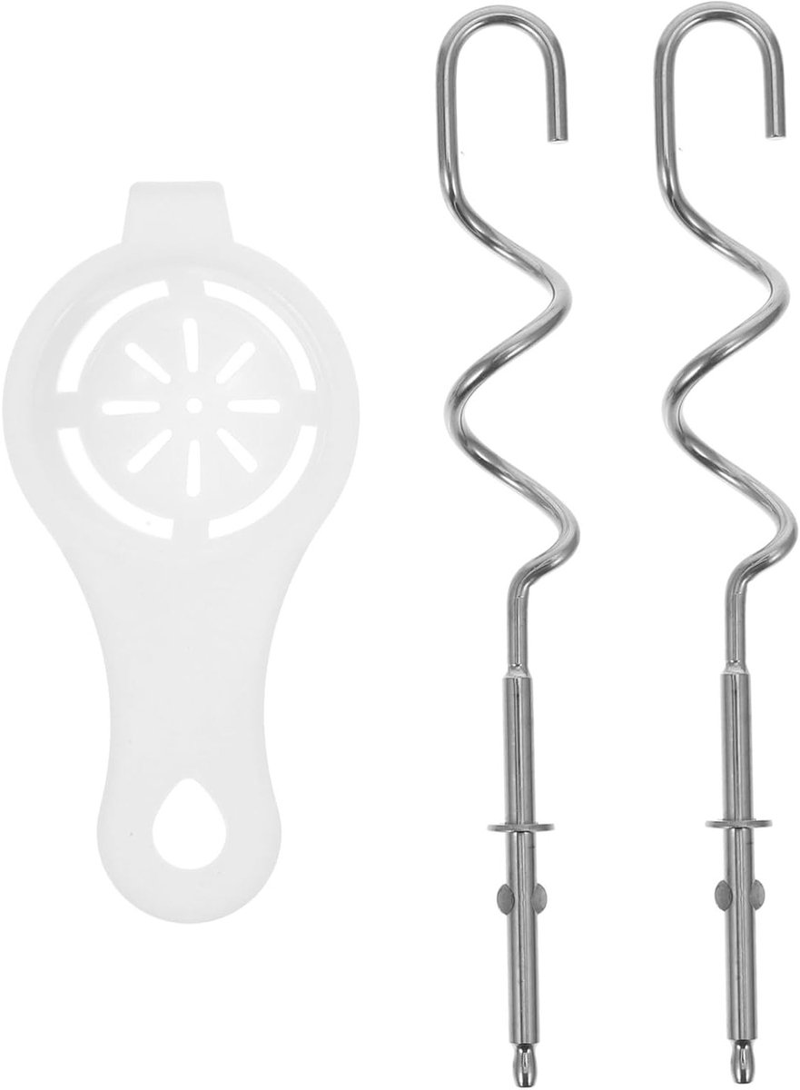Vervangende kneedhaak voor handmixer, roestvrijstalen accessoires, duurzaam en eenvoudig schoon te maken, ideaal voor deeg en bakken in de keuken