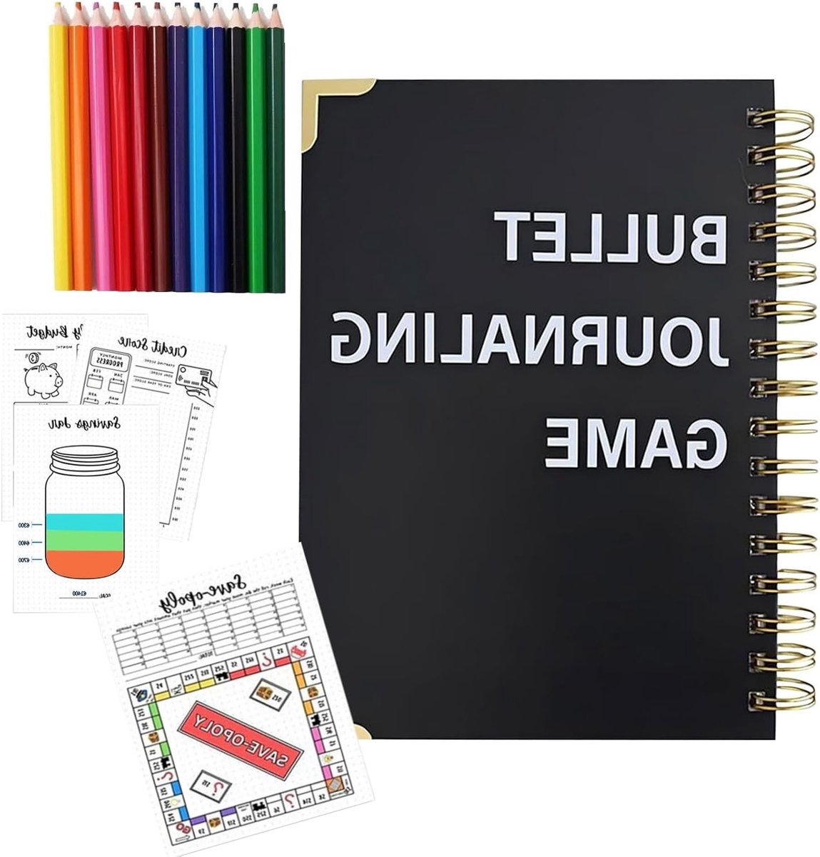 Budget Planner 21 x 28 cm - Spaaruitdaging, 160 Pagina's, Geldbesparingsnotitieboek voor Financiële Projecten en Activiteiten Registratie