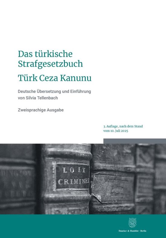 Das türkische Strafgesetzbuch - Türk Ceza Kanunu - cover