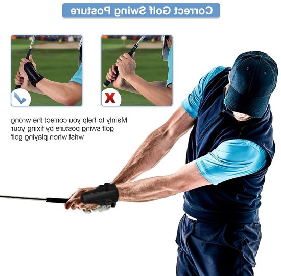 Dwawoo Polssteun voor Golf - Swing Training Polsband - Verstelbaar en Comfortabel — afbeelding 5