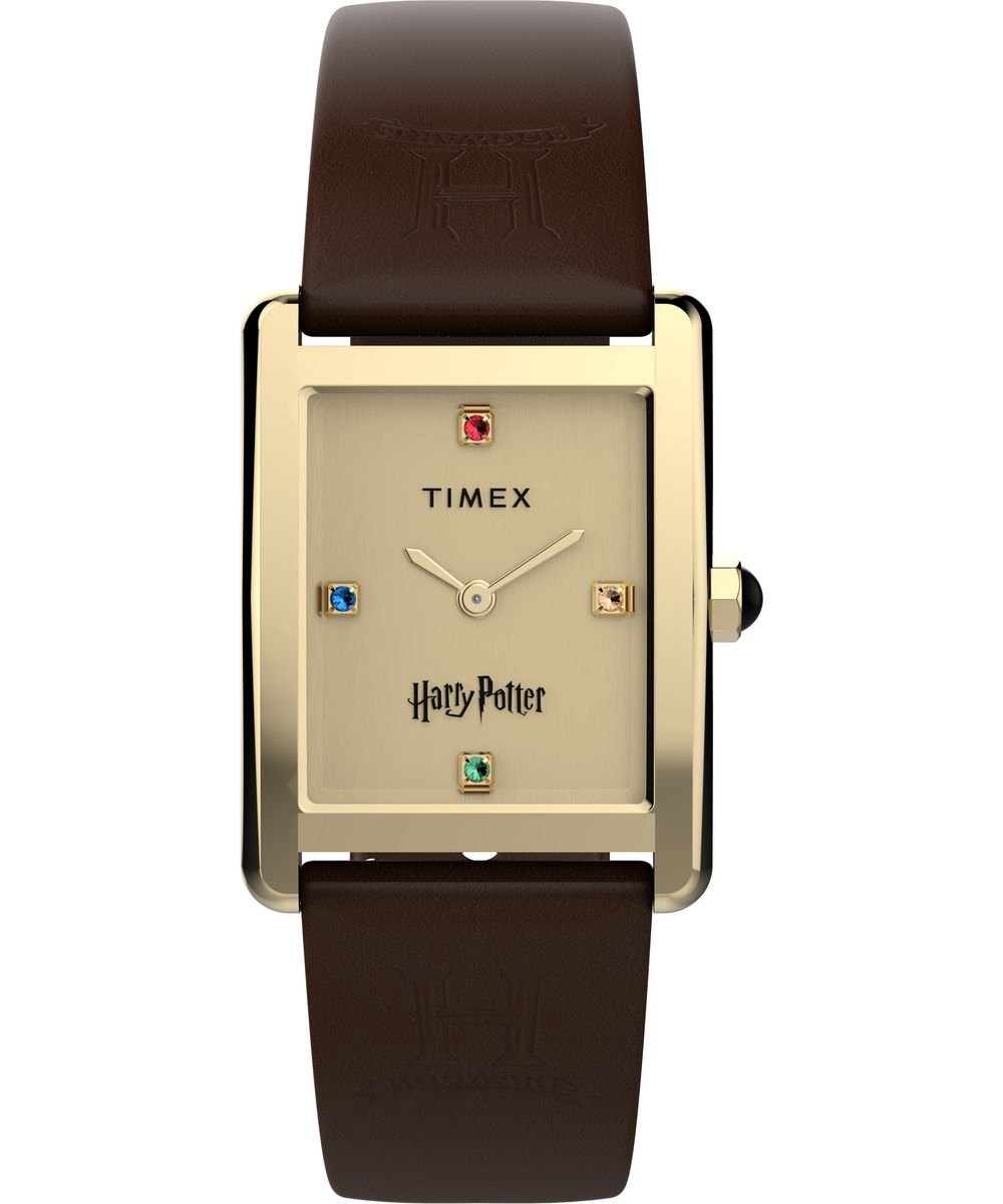 Timex Harry Potter x Hailey Hogwarts TW2Y75700 Horloge - Leer - Bruin - Ø 24 mm