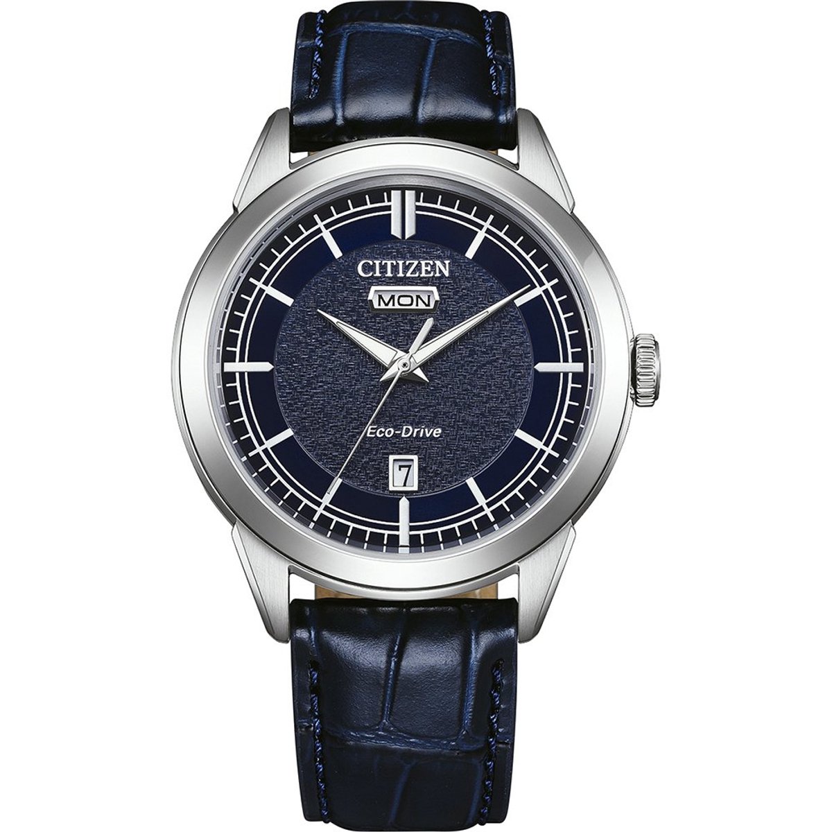 Citizen AW0151-00LC Horloge - Leer - Blauw - Ø 40.5 mm