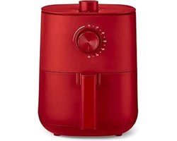 RUX® Mini Airfryer - Heteluchtfriteuse - Friteuse - Rood - 23cm x 28cm x 29cm