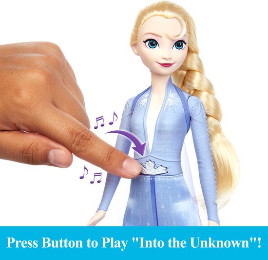 Disney Frozen JDL60, Modepop, Vrouw, 3 jaar, Meisjes, Geluid, Meerkleurig van Disney — afbeelding 2