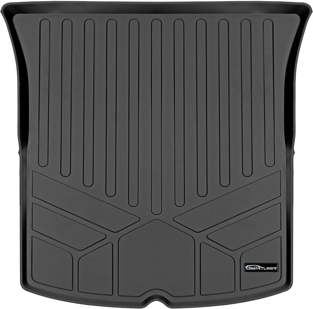 Smartliner 3D Kofferbakmat voor Tesla Model Y 2021-2026 - Op Maat Gemaakte Cargo Liner - Zwart - Duurzaam Polyethyleen met Verhoogde Randen - Bescherming tegen Vuil en Vloeistoffen