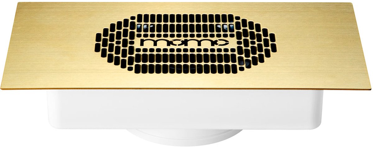 Momo S-41 Inbouw Nagelafzuiger – Tafel Stofafzuiger – 25W – Met Stofzak – Goud – Salon