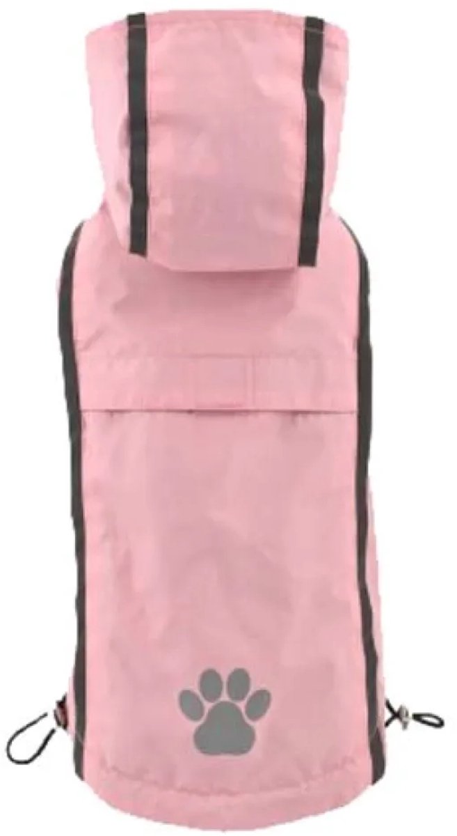 Nayeco Reversible Hondenregenjas Roze 35 cm