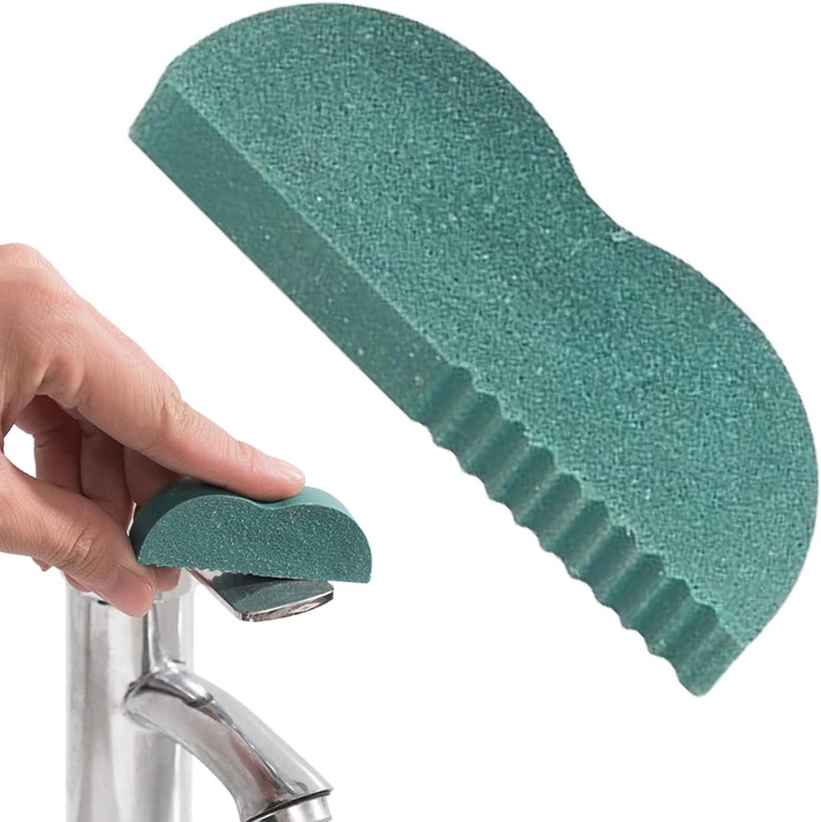 Roestvrij staal reiniger - Kalkschraper rubber - Vlekken verwijderen - Zonder schuurelementen - 65 cm - Meerkleurig