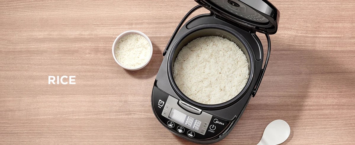 Hutjemutje - rijstkoker - ricecooker - slowcooker - multicooker - met stomer- 5L - 36.8 x 28.8 x 24.3 cm - voor 5-6 personen – foto 8
