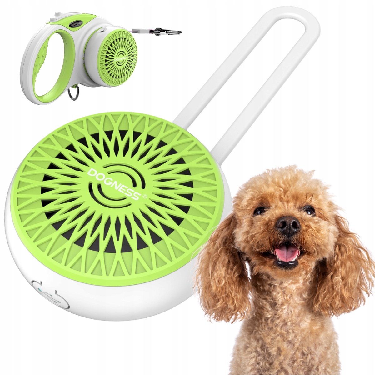Dogness Bluetooth speaker voor automatische hondenriem - Groen