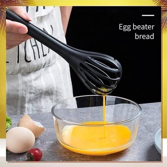 Handmixer Keuken - Klopper Garde - Bakken Koken - Ergonomisch Ontwerp - Niet Gespecificeerd - Zwart — afbeelding 3