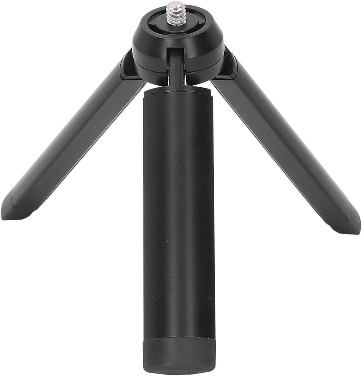 Draagbaar Statief - Mini Camera Statief - Video Opnames - Lichtgewicht Aluminium - 12 cm - Zwart