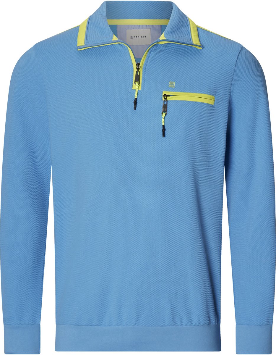 Babista herren Sweatshirt - 52/54 - blauw - Plus Size