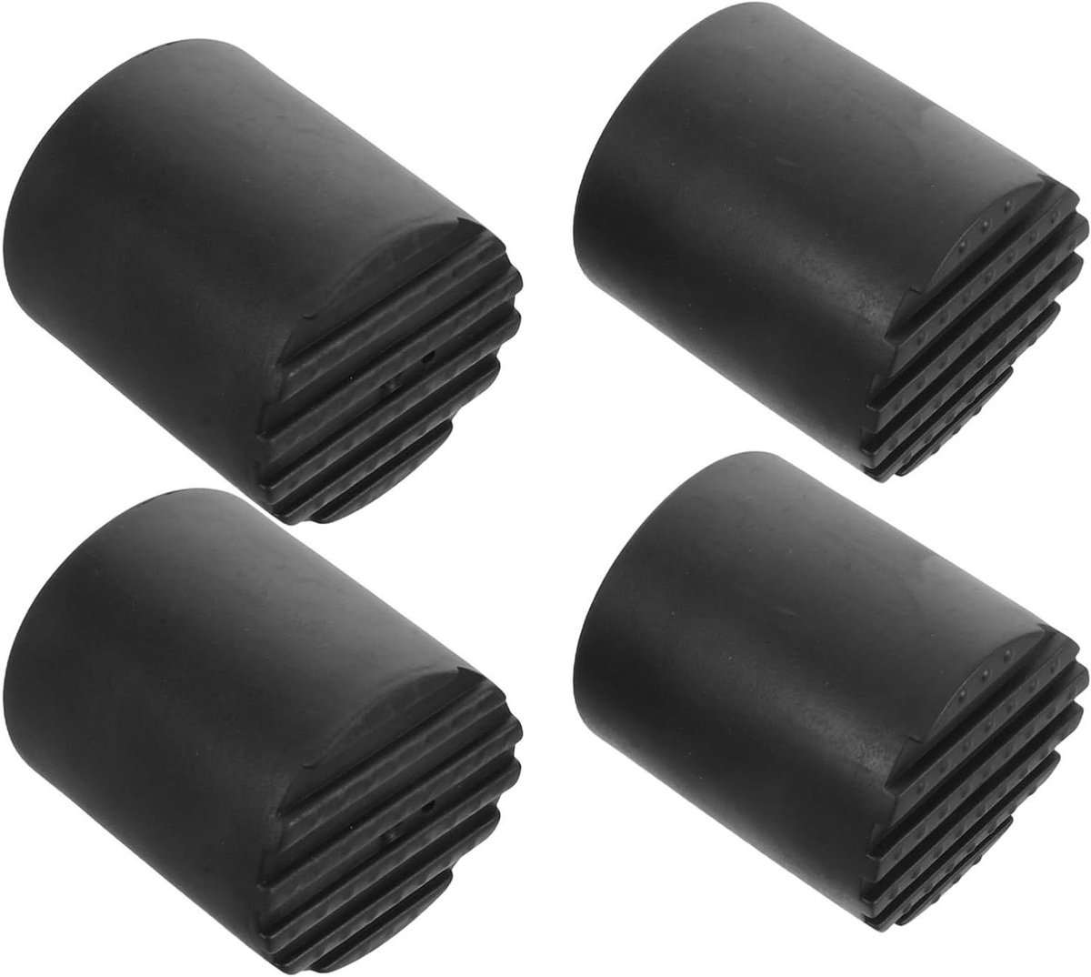 Ladderbeschermers - Rubberen voetjes - Vloer beschermen - Antislip grip - 44 mm diameter - Zwart