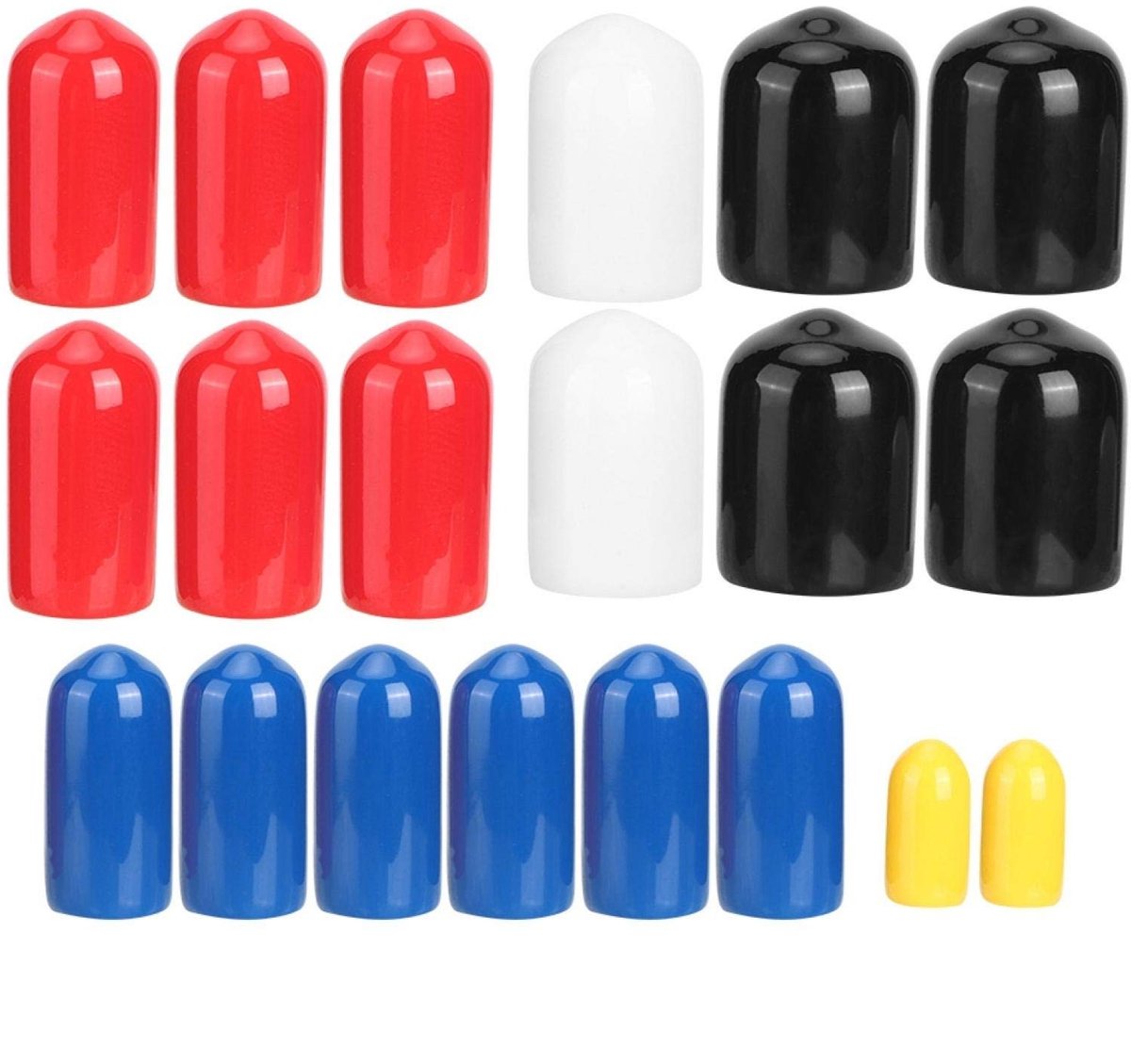 SOUQONE- Vacuümslangkappen 20 Stuks - PVC Assortiment - Bypass-doppen - Vacuümpluggen - Inlaatspruitstuk Fitting - Geschikt voor Diverse Motoren