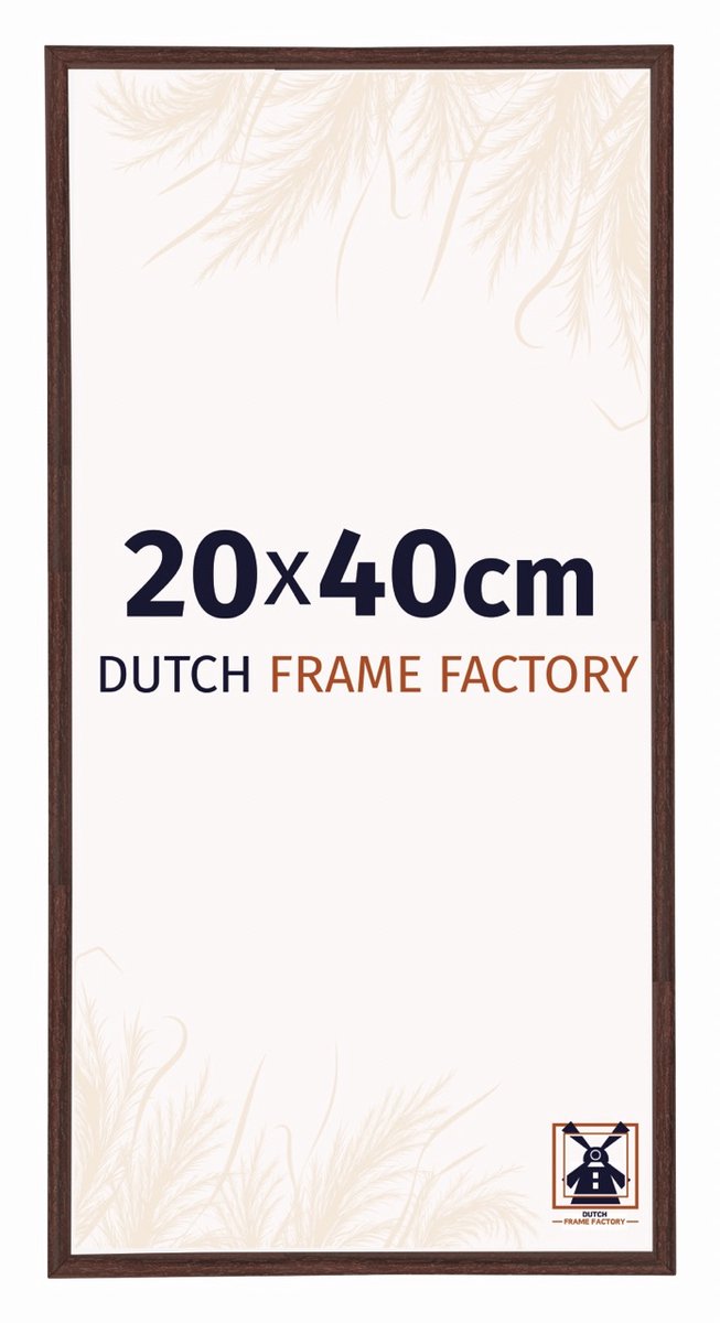 Dutch Frame Factory Fotolijst 20x40 cm - Kunststof - Bruin - Angers