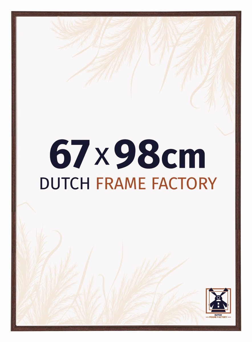 Dutch Frame Factory Fotolijst 67x98 cm - Kunststof - Bruin - Angers