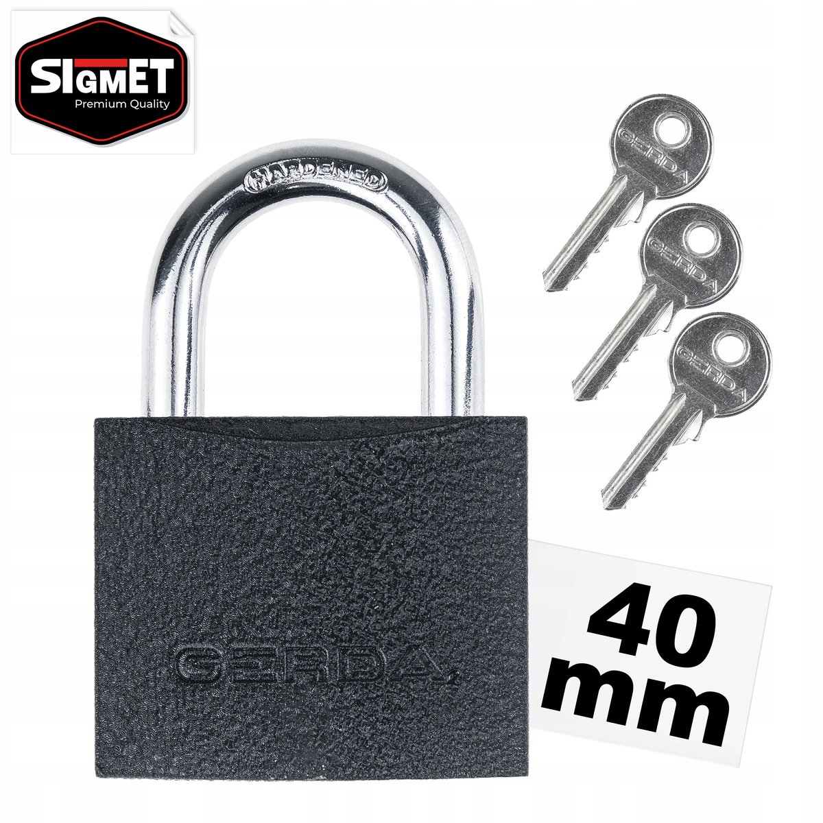 Gerda IJzeren Beugelslot 40mm - Veilig Fietsen & Meer