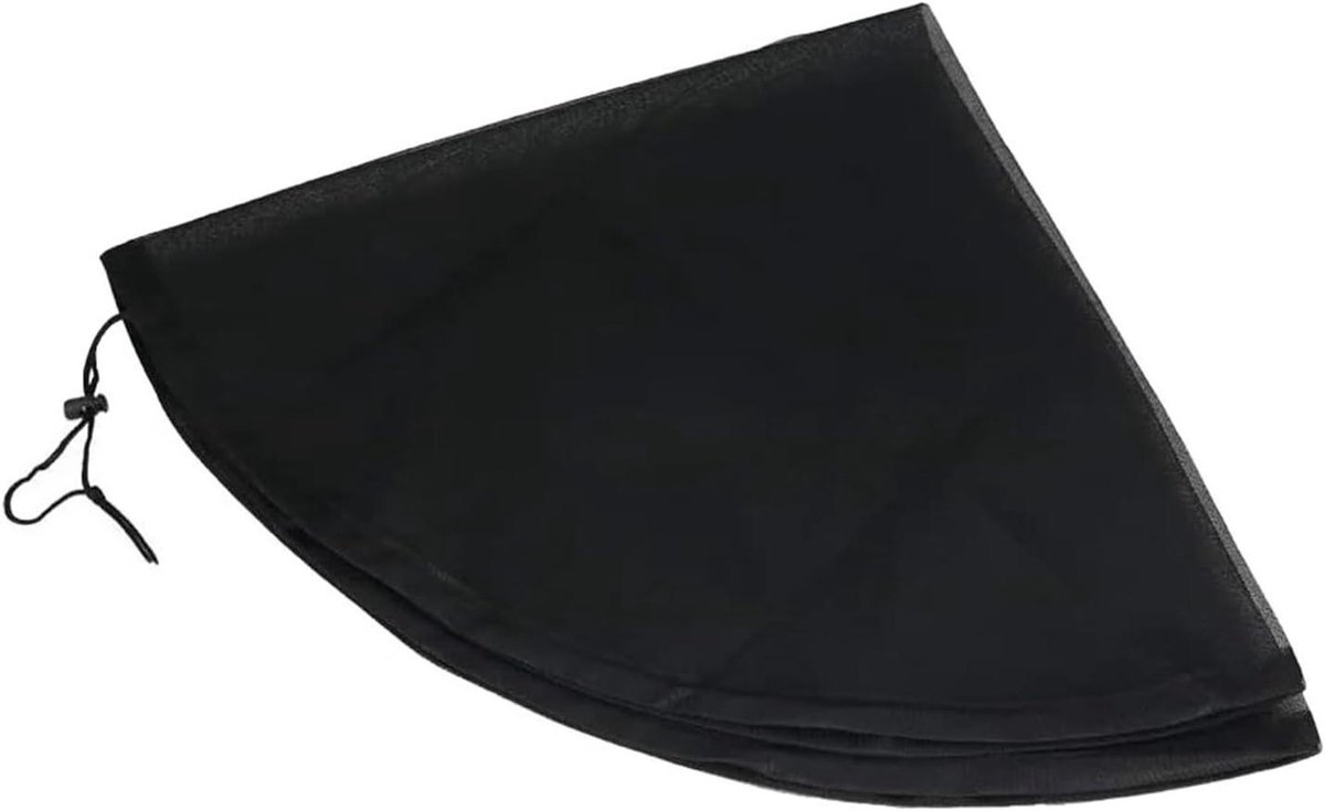 Regenton Gaasafdekking - Nethoes Polyester - Water Opslag - Verstelbaar Trekkoord - 60 cm Diameter - Zwart