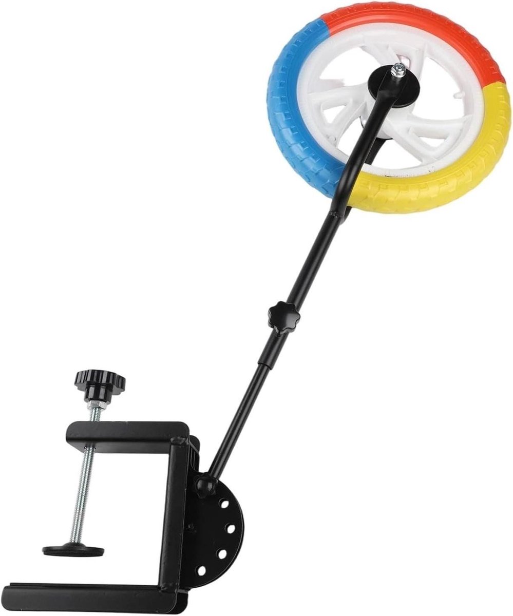 Tafeltennis Trainer - Loop Training Tool - Vaardigheid Verbeteren - Verstelbaar Intrekbaar - ca. 27cm Wiel - Zoals Afgebeeld