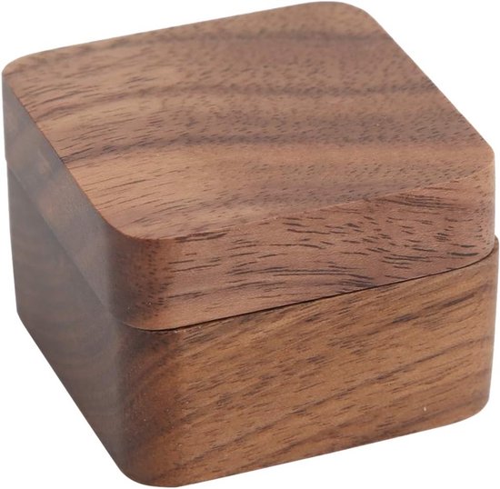 Houten Plectrum Houder - Kubus Opberger - Gitaar Accessoires Organiseren - Nauwsluitende Kubusvorm - 4 x 4 x 3 cm — afbeelding 3