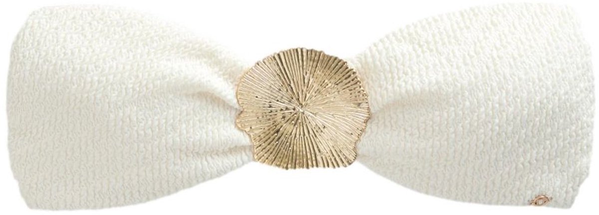 Next - Dames - Bandeau-bikinitop met hardware - Crème