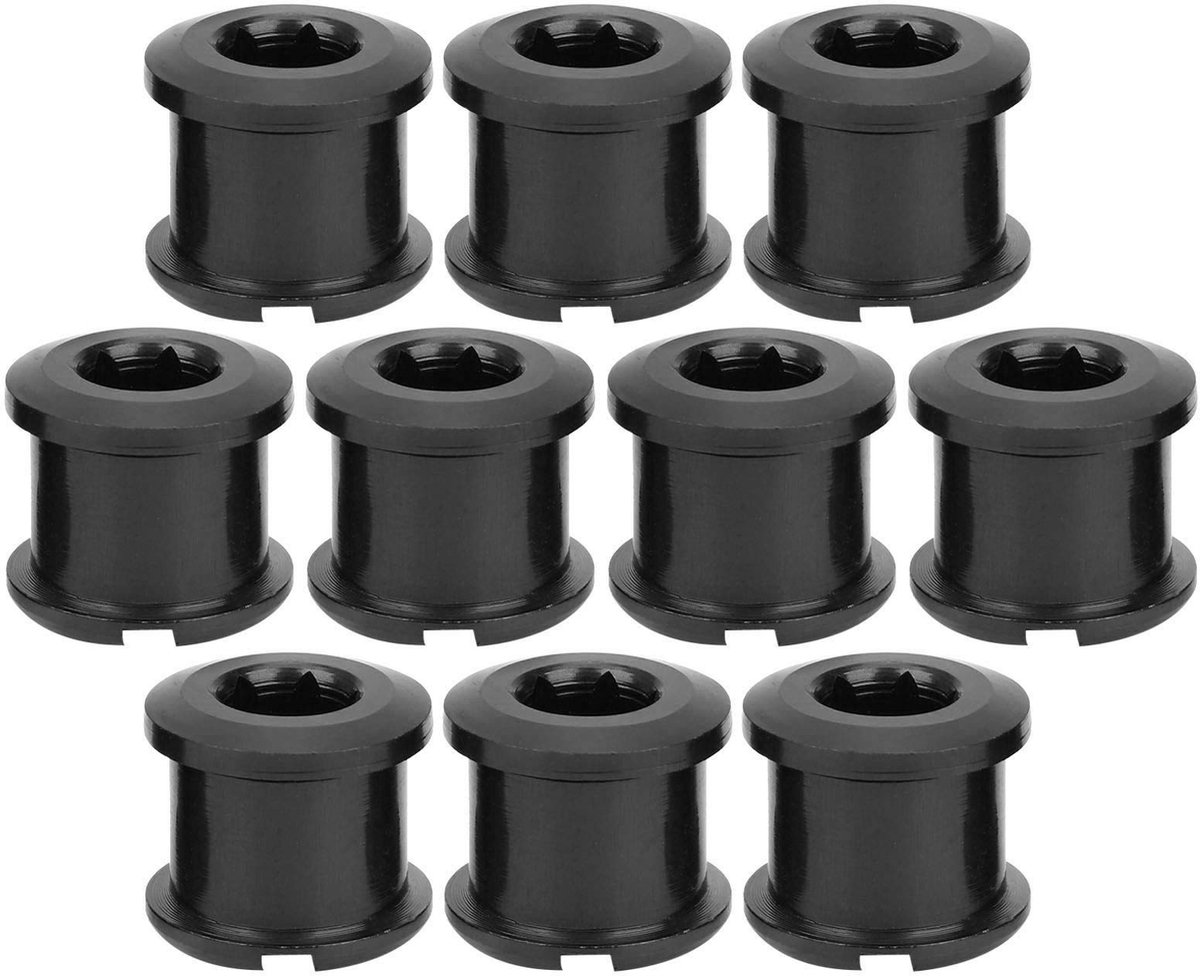 JHUBERS- Fietskettingbouten 10 Stuks - Kettingbladbouten - 7075 Aluminiumlegering - Lichtgewicht - Duurzaam - Geschikt voor Mountainbikes/Racefietsen - Fietsonderdelen
