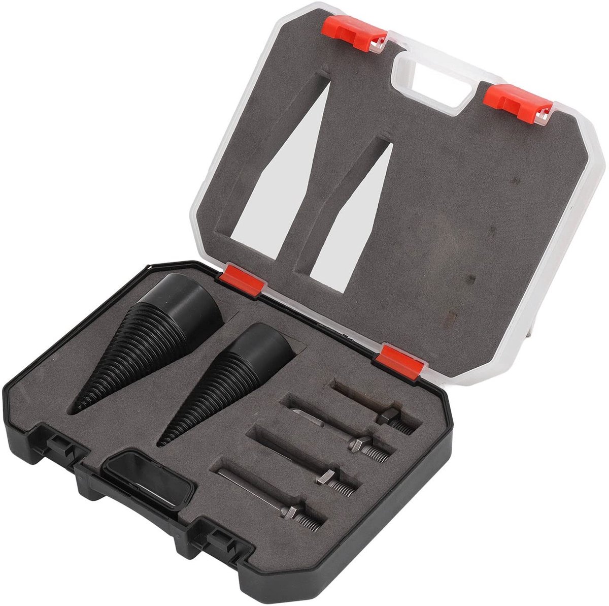 Dailygoods- Houtsplijter Set - 6-delige Houtsplijterboor - Afneembare