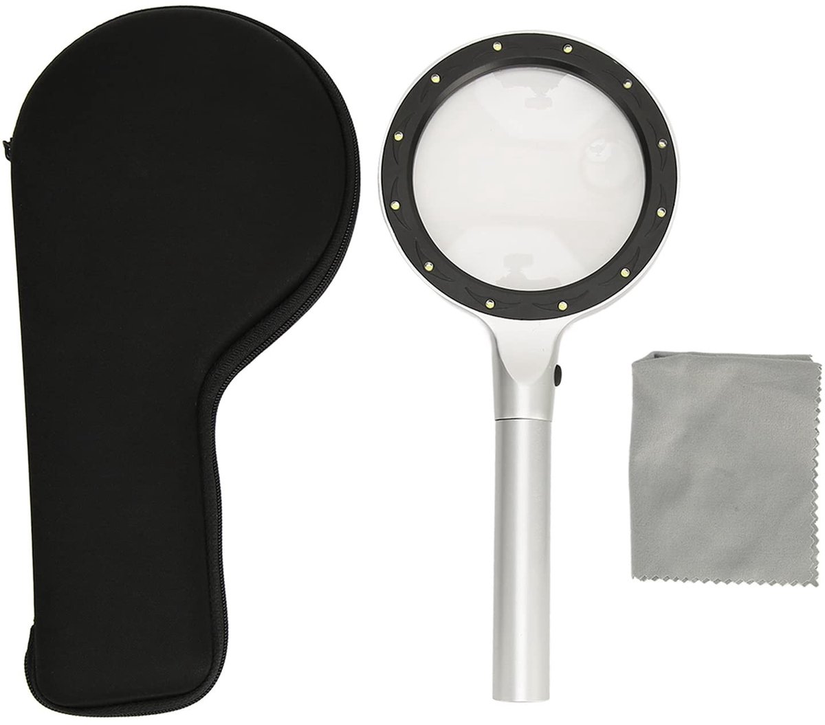 BRENZOOS - Handheld Vergrootglas met Licht voor Leesgemak