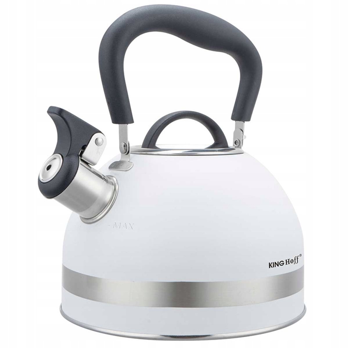 Stalen fluitketel 1,8L - Wit