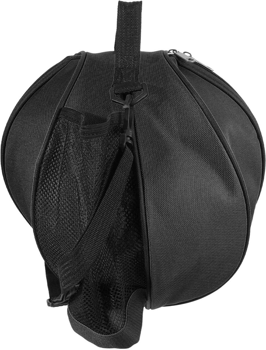 Sportbal Tas - Ballenhouder Pouch - Sport Spullen Opslag - Grote Capaciteit Ontwerp - 31 cm - Zwart Oranje