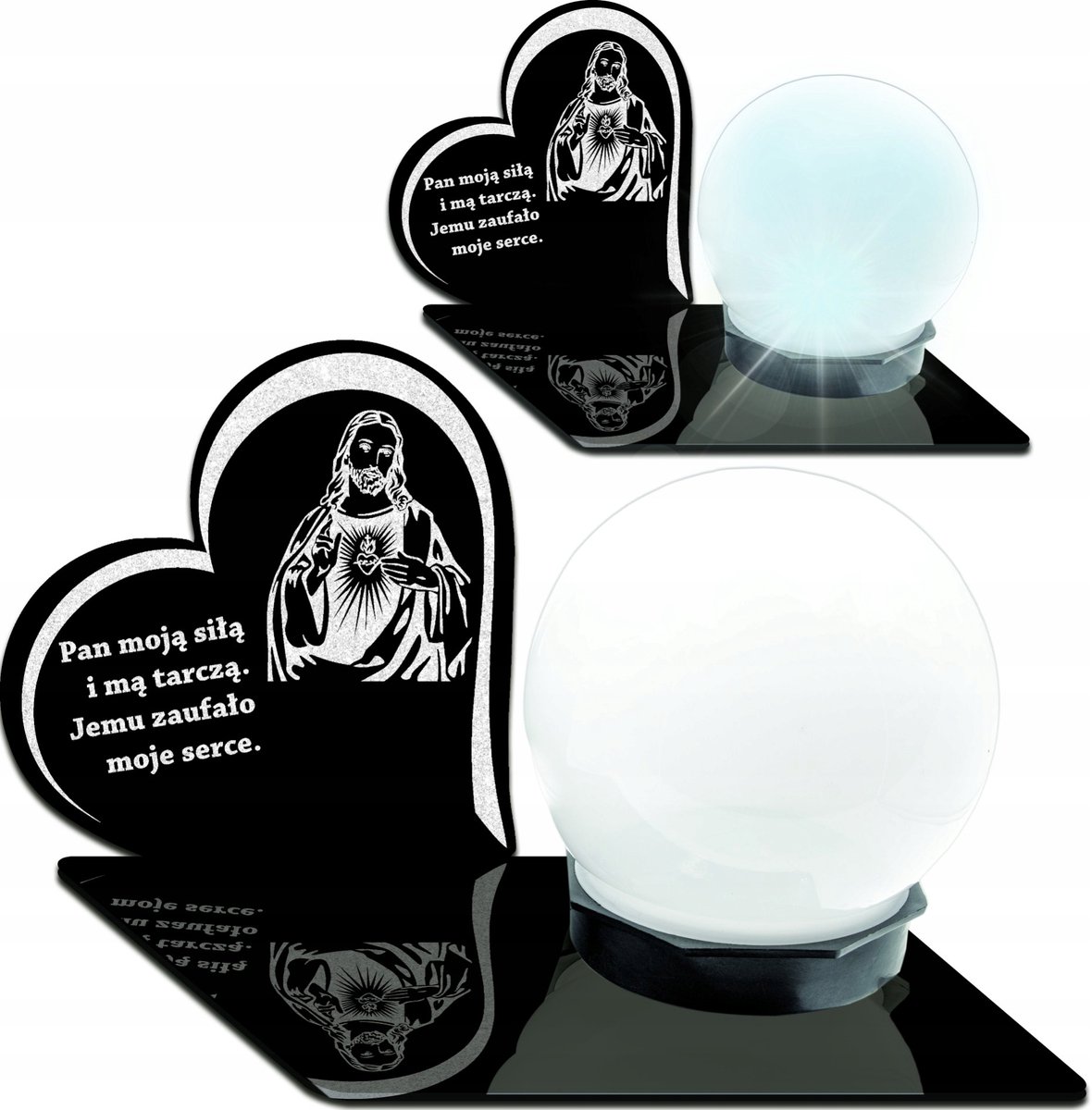 Zonne-energie Grafsteen Graflicht Grote LED Standbeeld