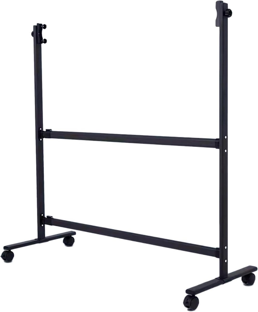 Whiteboard Ezel - Verstelbare Stand - Presenteren en Leren - Met Wielen - Universeel - Zwart
