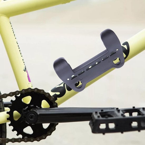 Fietspomphouder - Pompbevestiging Fiets - Fietsen Onderweg - ABS Materiaal - 95 x 57 cm - Zwart — afbeelding 2