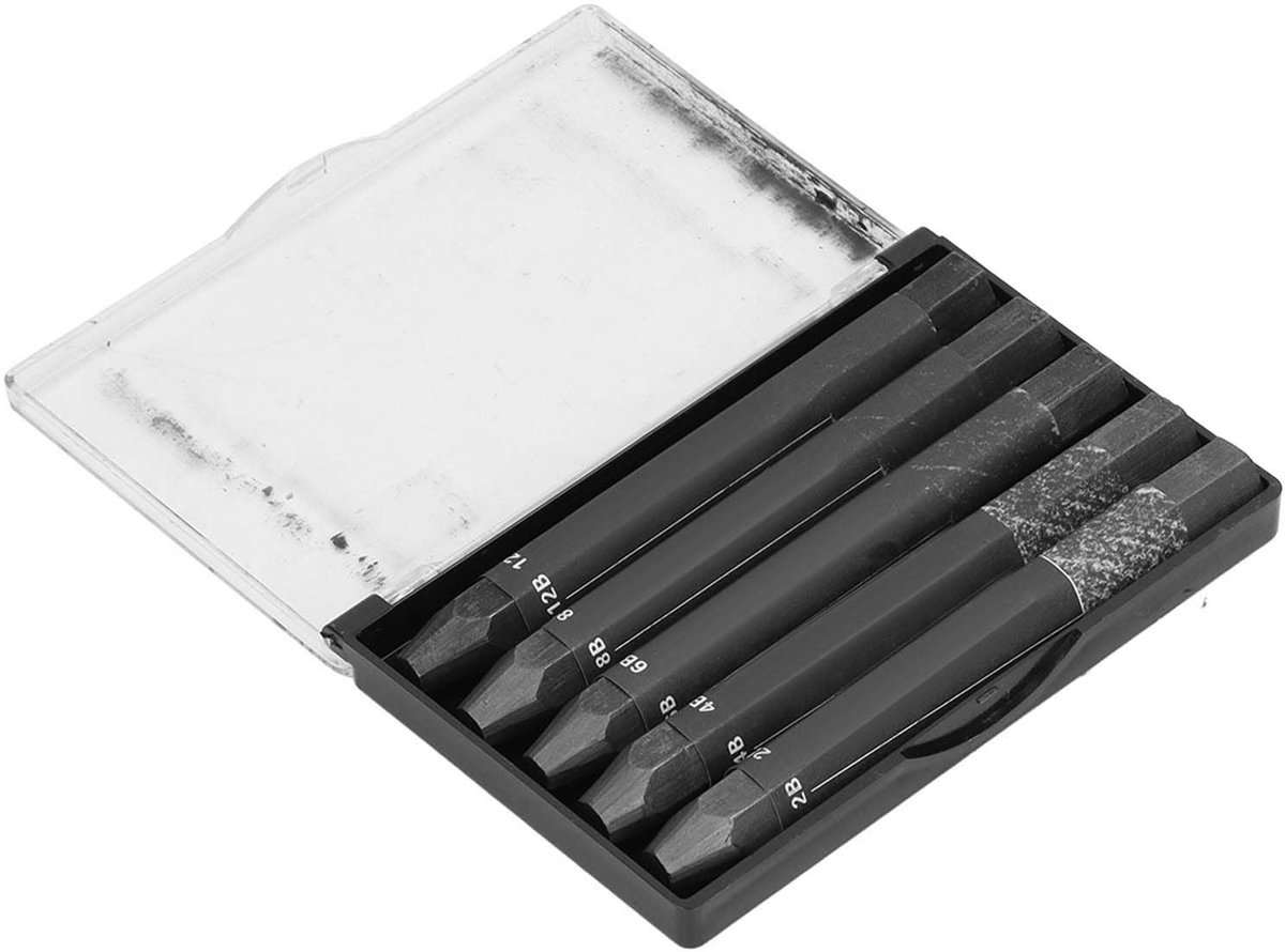 Dailygoods- Grafietstiften - Duurzaam en milieuvriendelijk - Veilig en niet giftig - Delicate touch - Voor schetsen/aquarel - Lange levensduur - Tekenstiften