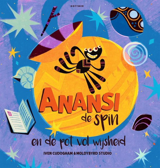 Anansi de spin - Anansi de spin en de pot vol wijsheid - cover