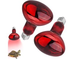 Rode Lamp - Warmtelamp Reptielen - Terrarium Klimaat - 100 Watt Vermogen - 1 Stuk - Rood