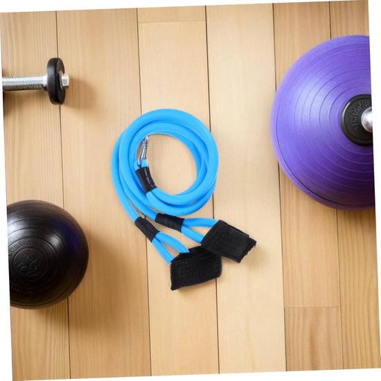 Weerstandstrainer Elastisch Touw - Armkracht Band - Swing Verbetering - Verstelbare Spanning - 105 cm Lengte - Hemelsblauw — afbeelding 2